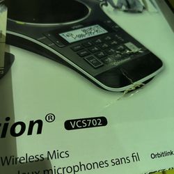 Tech VCS conference Phone With 2 Wireless Microphones 