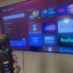 TCL Roku 65 Inch Tv Brand New ! 
