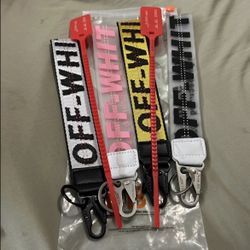 off white wristbands lanyard