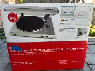 New Sealed ION USB Turntable Vinyl-to-MP3 Converter