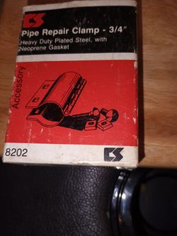 3/4" Hinged Pipe Repair Clamp