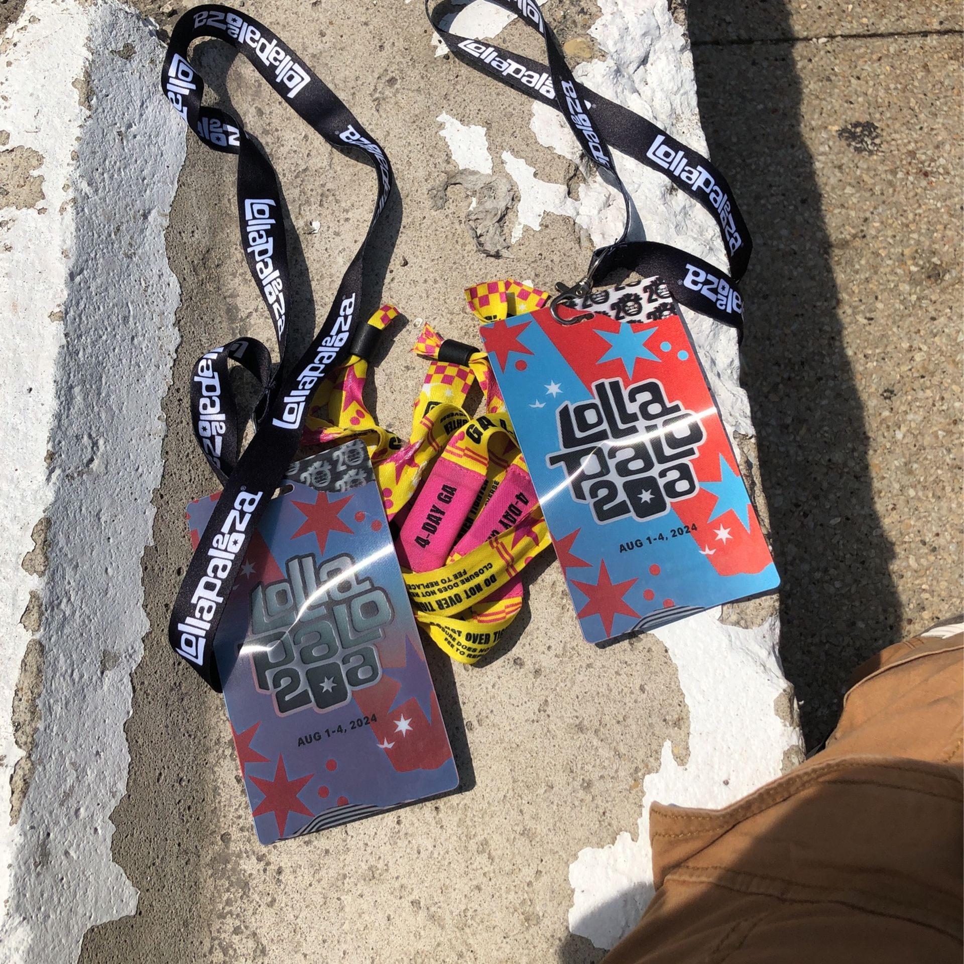 Lollapalooza Wristbands