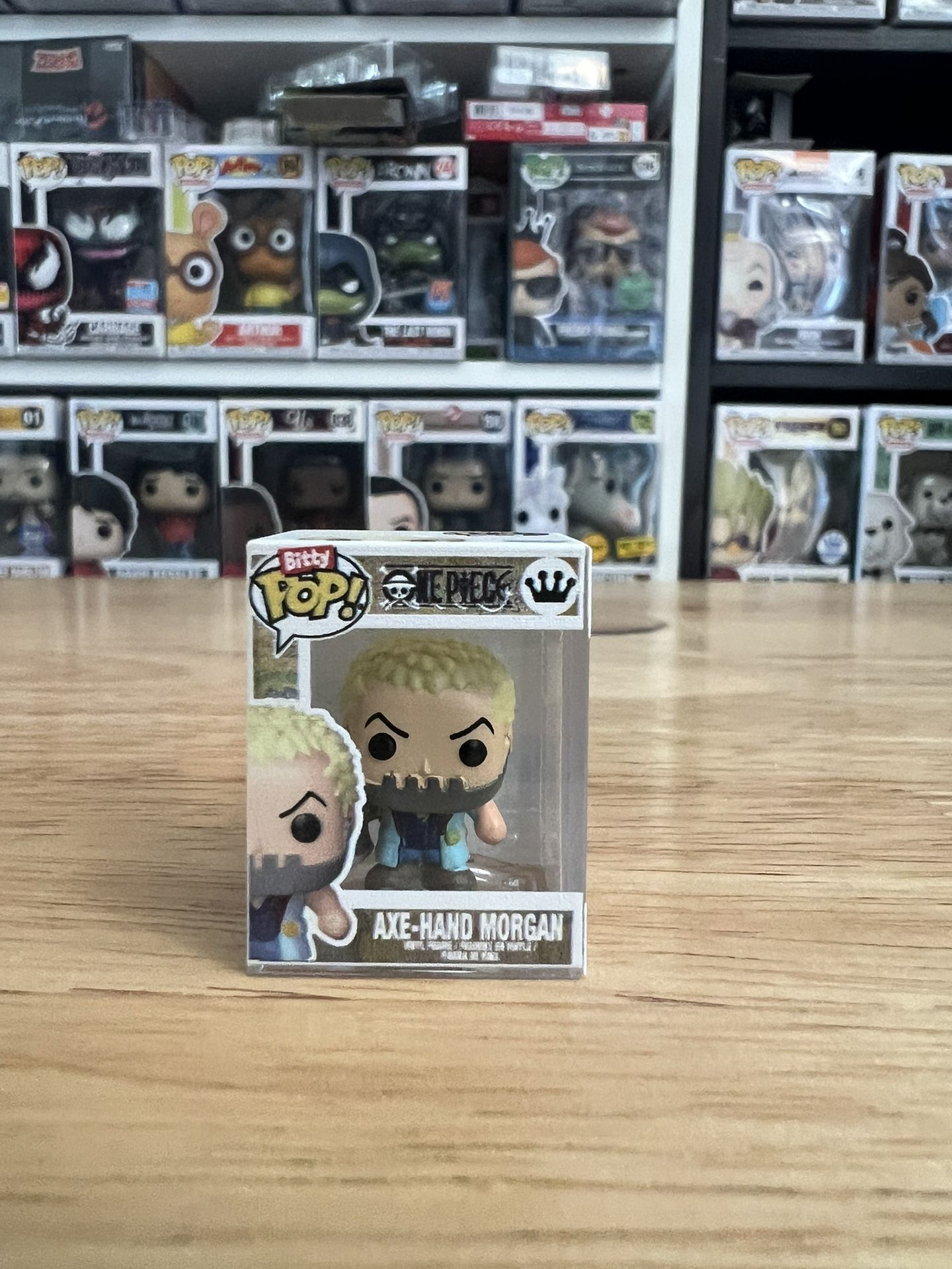 BITTY Axe-Hand Morgan One Piece Funko Pop Anime Manga Animation Vinyl Figure Toy