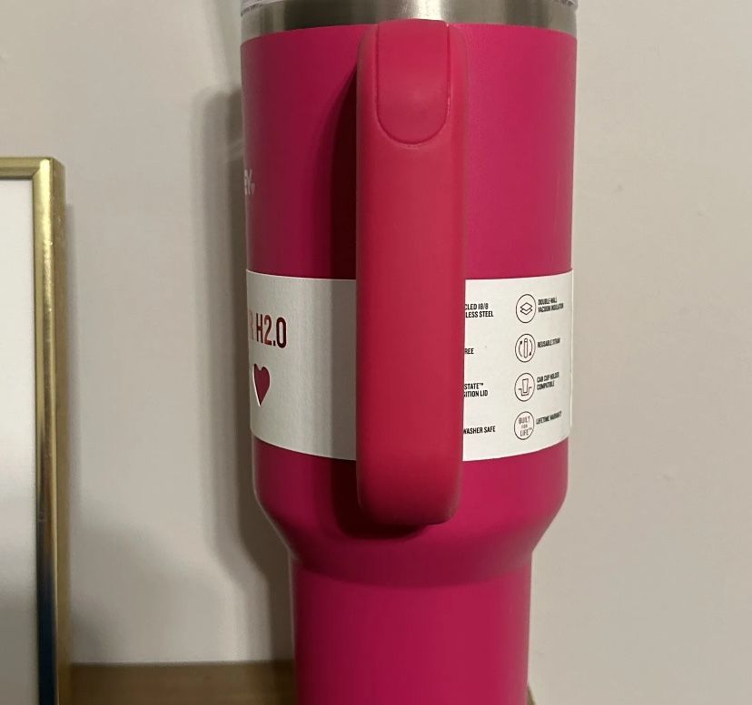 Cosmo Pink Red Valentine’s Day Stanley Cup Target Exclusive Tumbler 
