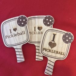Pickleball Engraved Small Signs With Magnets 