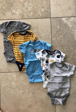 Set of 5 Gerber Onesies