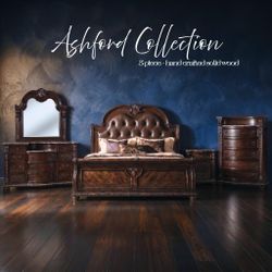 5 PC Wooden Bedroom Set! 