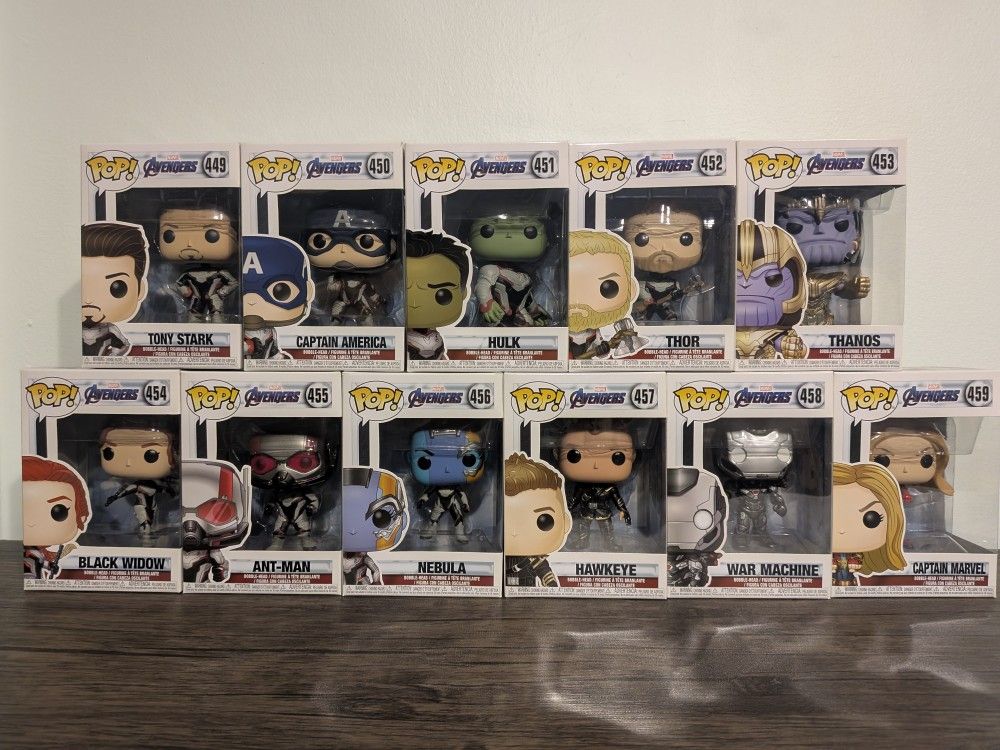 Avengers: Endgame Funko Pop – Complete 11 Figure Set!