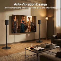 New - Set 2 Speaker Stand