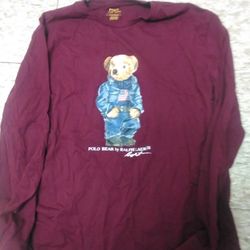 Polo Ralph Lauren Teddy Bear Long Sleeve T-Shirt 