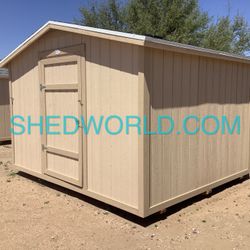 10x12 Shed $4589 Plus Tax / Plus Delivery