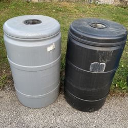 2 Free Rain Barrels 