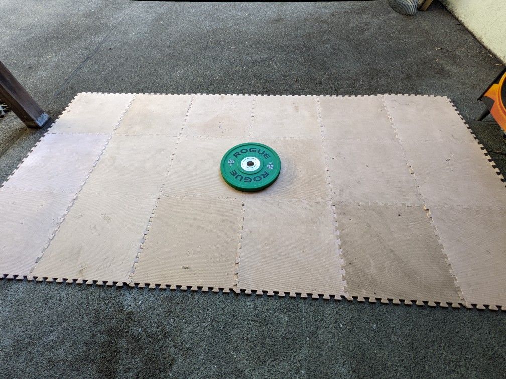 Gym Floor Tiles 2x2 (24 Tiles Total)