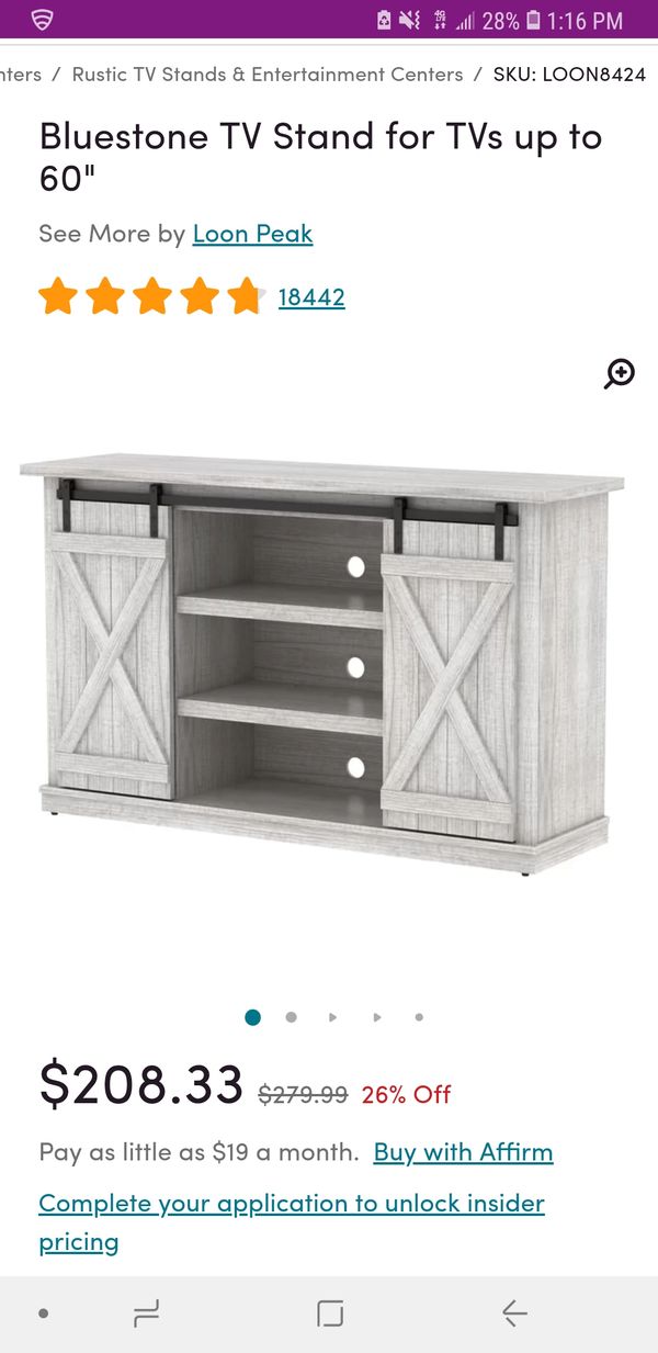 Beautiful Modern Blue Stone Wayfair Tv Stand For In Miami Fl Offerup