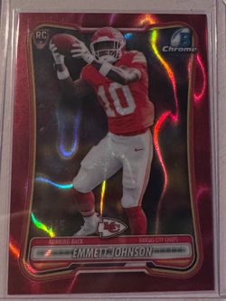 2026 Bowman Chrome Red Lava Emmett Johnson /5