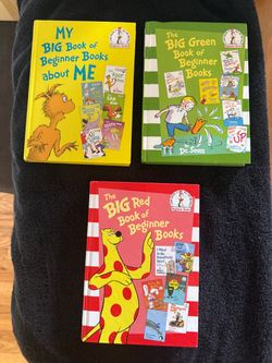 Dr Seuss Big Beginner books, 3 total all are hard cover