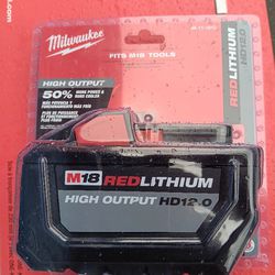 Milwaukee M18 Red Lithium HD12.0 High Output Battery