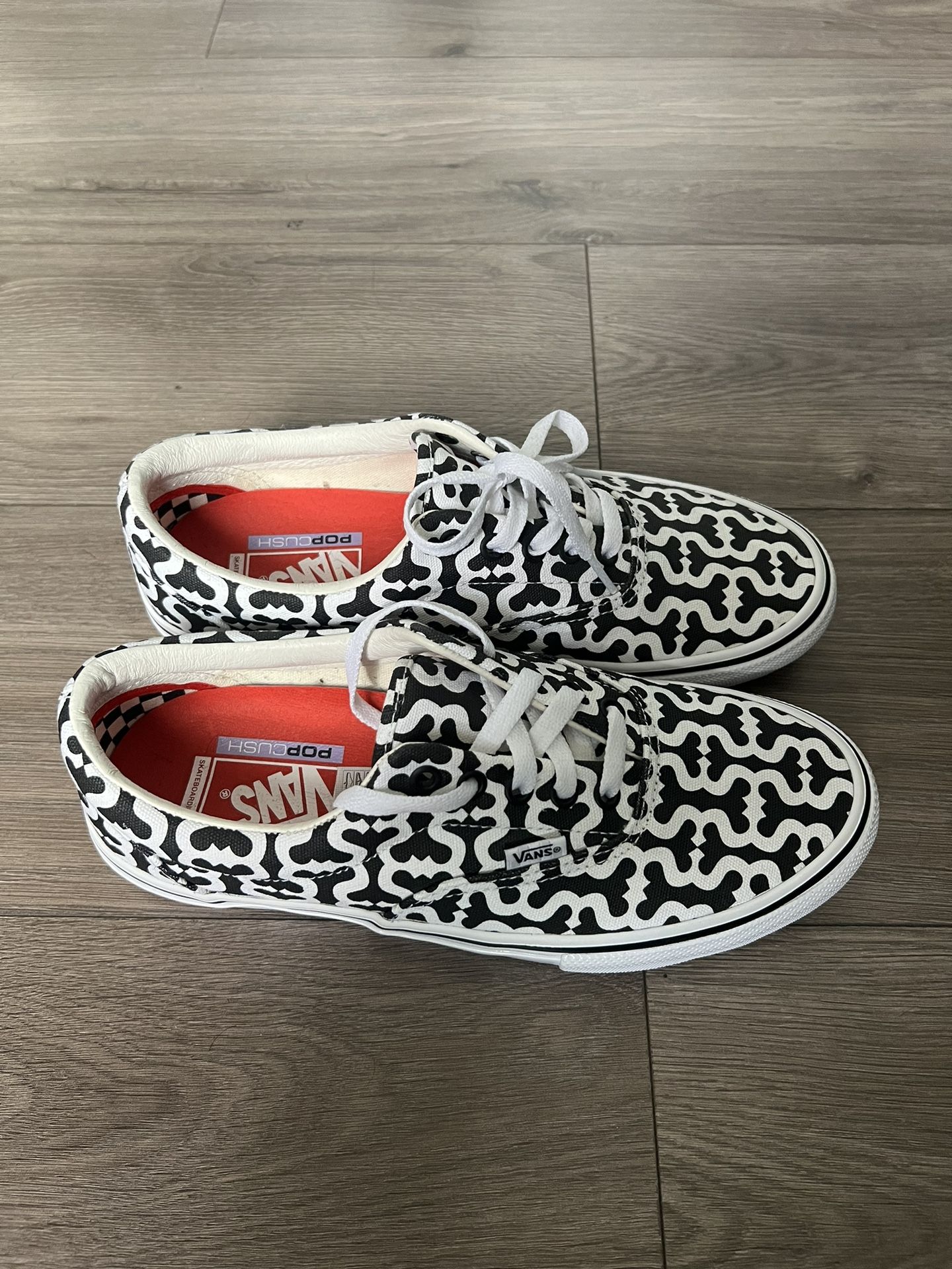 SUPREME X VANS MONOGRAM S LOGO SKATE ERA 2021 SS21 BLACK