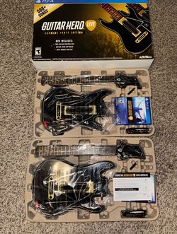 GUITAR HERO LIVE SUPREME PARTY EDITION VIDEO GAME SONY PLAYSTATION 4 5 PS4 PS5