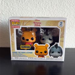 Funko Disney Winnie The Pooh & Eeyore Pocket Pop! Key Chain 2 Pack HOT TOPIC