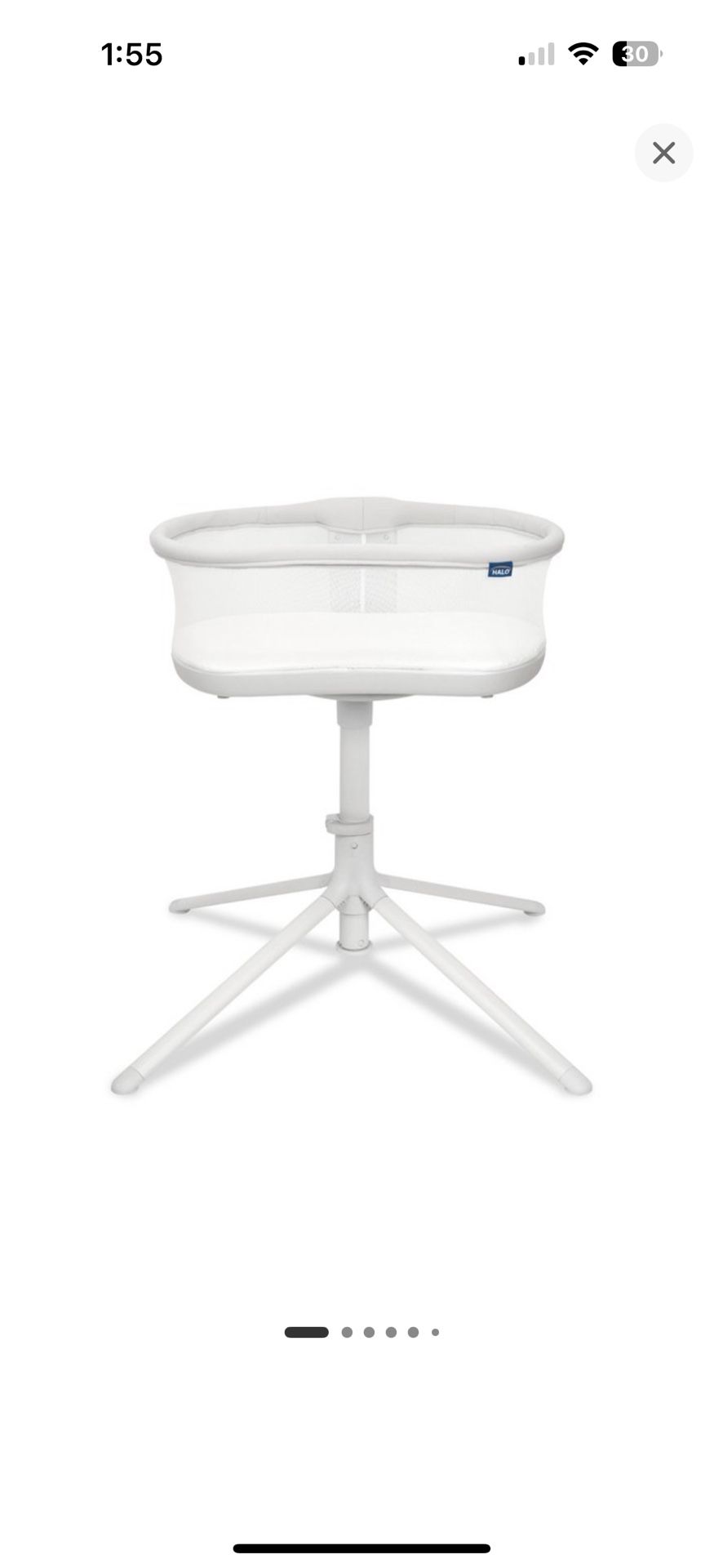 HALO Innovations BassiNest Swivel Sleeper 3.0 Bassinet
