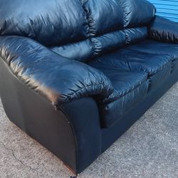 Leather Sofa Couch 
