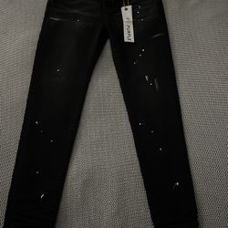 Purple brand jeans black