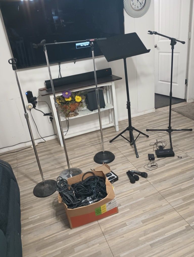 Microphone Stands And Much More