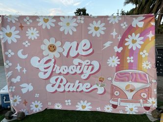 One Groovy Babe Banner
