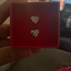 Silver Nugget Earrings 