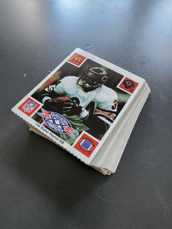 66 1986 McDonald's Chicago Bears Super Bowl cards