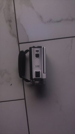 brand new camera black and white