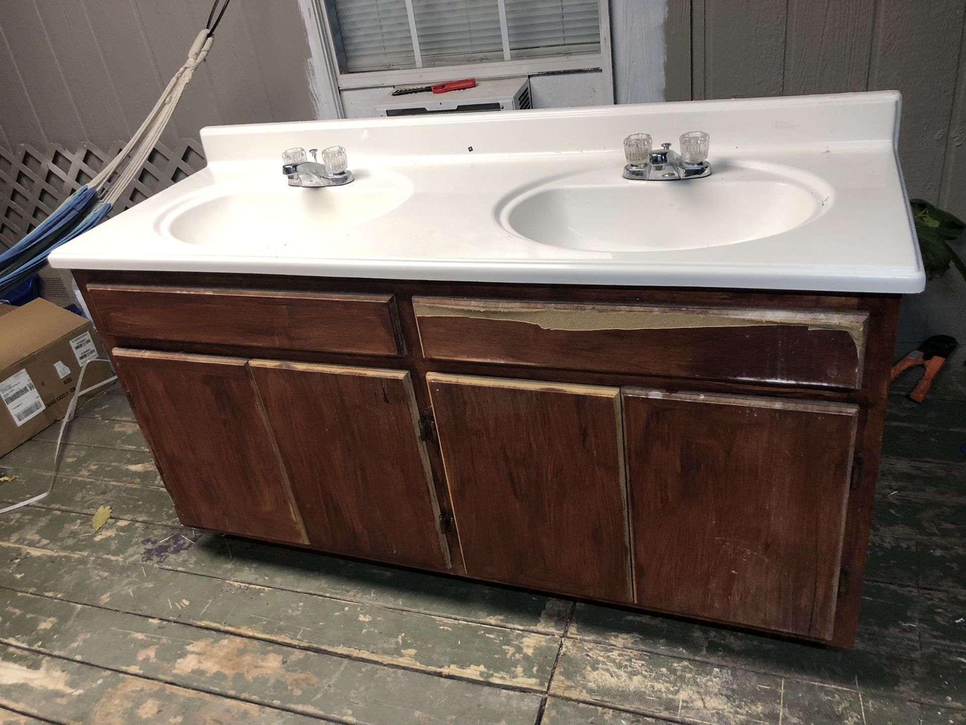 Vendo Mueble Con Lava Mano Doble Para Baño