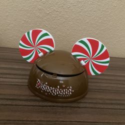 disneyland christmas peppermint sundae bowl