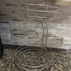 2 tier fruit basket