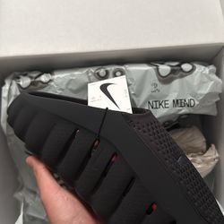Nike Mind 001 Slide Black Chrome Size 11M $300
