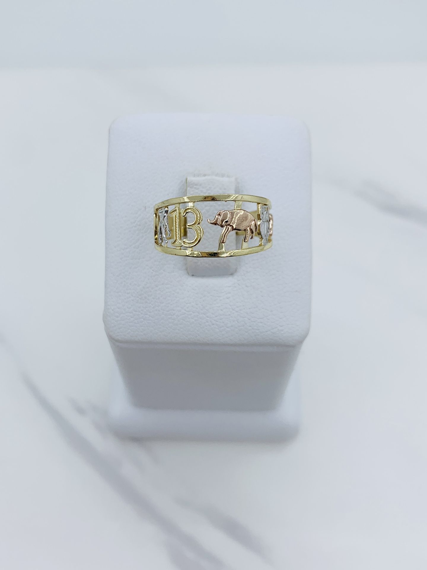 ❤️ 10k solid gold ring lucky Women’s size 7 - Anillo El Oro De La Suerte