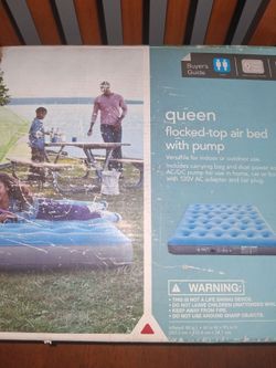Queen Size Air Mattress no pump