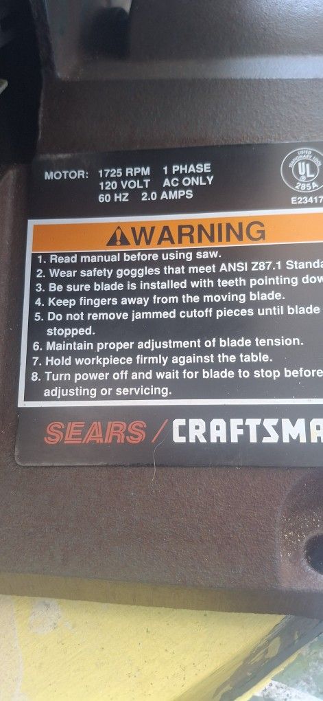 Craftsman Saw