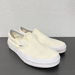 Cream Vans Women’s Size 10