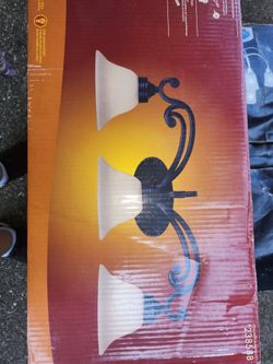 New In Box Portfolio Bronze Bathroom Light