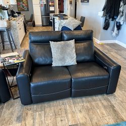 3 Piece Leather Couch, Love Seat and Arm Chair- all Recline 