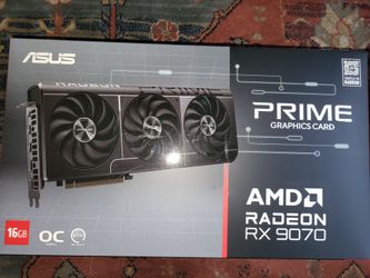 New Asus 9070 OC 16gig GPU