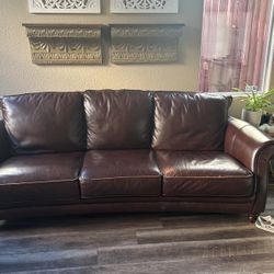 100% Real Leather Couches 