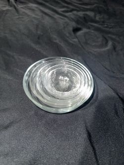 Clear Glass Measuring Bowls Set