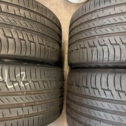Tires 275-35r22 & 315-30r22 Continental 