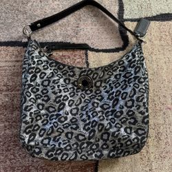 Coach cheetah Handbag great condition 