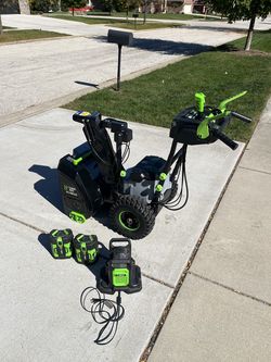 Snow Blower, Ego Electric, Model SNT2400, Two Stage
