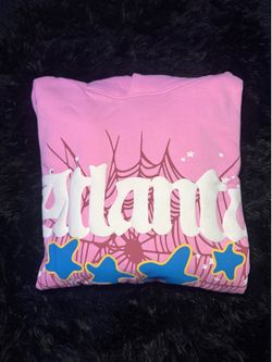 Pink Sp5der Atlanta hoodie