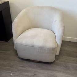 Swivel Boucle Chair